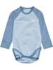 Hummel Druckknopf Strampler Raglanärmel Hmlmini Kinder in FADED DENIM