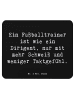 Mr. & Mrs. Panda Mousepad Spruch Fußballtrainer Dirigent mit Spruch in Schwarz