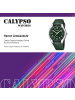 Calypso Analog-Armbanduhr Calypso Analogico dunkelgrün groß (ca. 44mm)
