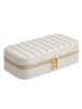 SONGMICS HOME Schmuckkasten Anah in Weiß - (B)20.5 x (H)6 x (T)10.5 cm