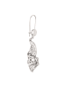 IZIA Women Set Of Pair Of Earrings And Pendant in Silver