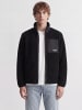 Jack & Jones Teddyfell Jacke in Black