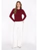 DreiMaster Maritim Sweater in wine red