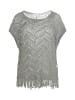 IZIA Damen Pullover in Silber Grau