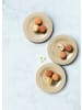 Seltmann Weiden 6er Set Brotteller Beat Color Glaze in ø 17 cm in Sandbeige