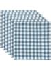 REDBEST Baumwolle Serviette 6er-Pack Nashville in blau