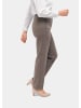GOLDNER Kurzgröße:  Flanellhose ANNA Angenehm weiche Flanell-Hose ANNA in taupe