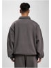 DEF Sweatjacke "Colllar Jacket" in Grau