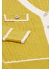 faina Women Cardigan in Senf Wollweiss