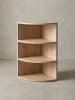 KADIMA DESIGN Eckregal 30x60x30 cm WL5.842 Holz Wandregal Eck Hängeregal, in Sonoma