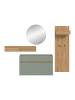 ebuy24 Garderobenmöbel Drive Staubgrün 197 x 32 cm