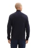 Tom Tailor Pullover in knitted navy melange