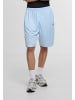 DEF DEF Mesh-Shorts in light blue