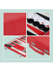 relaxdays Backgammon Koffer in Rot - (B)36,5 x (H)5 x (T)24 cm