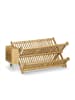 relaxdays Abtropfgestell in Natur - (B)46 x (H)24 x (T)28 cm