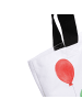 Mr. & Mrs. Panda Tote Bag Schildkröte Luftballon mit Spruch in Weiß