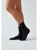 SNOCKS Tennissocken aus Bio-Baumwolle Schwarz-Weiß 4 Paar