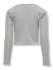 KIDS ONLY Langarmshirt KOGCARLOTTA L/S TOP JRS in light grey melange