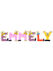 Playshoes Deko-Buchstaben "EMMELY" in bunt