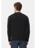 Camel Active Pullover mit seitlichem Strick-Einsatz in Navyblau