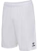 Hummel Sportshorts "Hmlessential Shorts" in Weiß