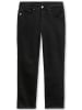 sheego Gerade Jeans in black denim