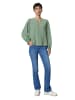 Marc O'Polo DENIM Bluse loose in green bamboo