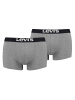 Levi´s Boxershorts 2er Pack in Grau melange