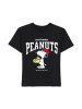 Peanuts T-Shirt kurzarm Peanuts in Schwarz