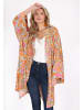 usha FESTIVAL Women Kimono in stone grey multicolor