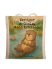 Mr. & Mrs. Panda Tote Bag Otter Muschel Design mit Spruch in Weiß