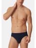 Schiesser Mini Slip / Unterhose Cotton Essential in Dunkelblau