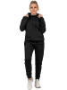 Reichstadt Damen Slim Fit Sporthose Marken-Stick in Black