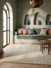 KADIMA DESIGN Teppich Wolle Handgewebt MOLE Wohnzimmer Modern Wohnlich in Beige