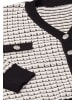 faina Women Cardigan in Wollweiss Schwarz