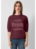 QS Sweatshirt in 39D2_bordeaux