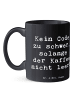 Mr. & Mrs. Panda Tasse Spruch Code und Kaffee mit Spruch in Schwarz