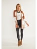 usha FESTIVAL Damen Offener Strick Cardigan in Beige Weiss