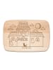 Mr. & Mrs. Panda Holz Servierbrett Geister Villa ohne Spruch in Transparent