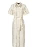 Mart Visser Logan-Kleid mit Print, Off-White/Schwarz