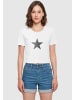 Mister Tee Mister Tee Cropped T-Shirts in white