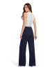 Vera Mont Jumpsuit mit weitem Bein in Dunkelblau/Weiß