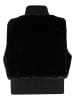 Urban Classics Urban Classics Ladies Cropped Faux Fur Vest in black