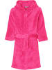 Playshoes Fleece-Bademantel uni in Pink