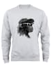 Cotton Prime® Sweatshirt Affe Cool Monkey mit Brille in Grau-Melange