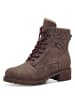 Tamaris Schnürstiefel in dunkelbraun