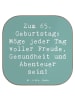 Mr. & Mrs. Panda gläseruntersetzer Spruch 65. Geburtstag mit Spruch in Meeresbrise