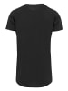 F4NT4STIC Long Cut T-Shirt PLUS SIZE Janis Joplin Pastel Logo in schwarz