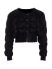 Poomi Damen Strickjacke in Schwarz