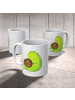 Mr. & Mrs. Panda Kaffeepott Avocado Pfeifen ohne Spruch in Weiß